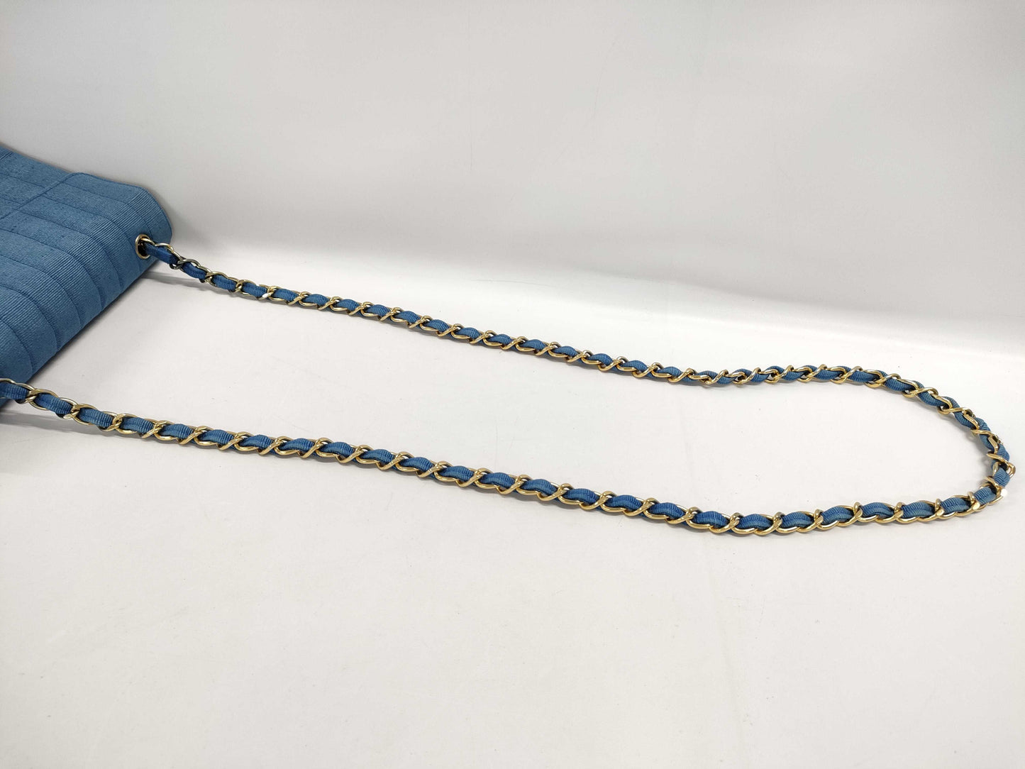 CHANEL Chain Shoulder Bag Blue No. 2 Shoulder Bag