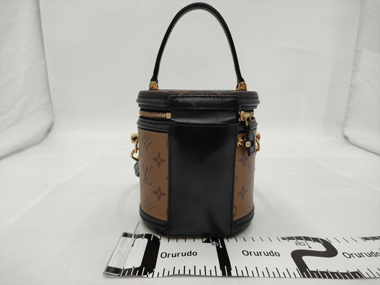 LOUIS VUITTON Monogram Reverse Cannes Shoulder Bag M43986 RFID Shoulder Strap/Key/Padlock Handbag