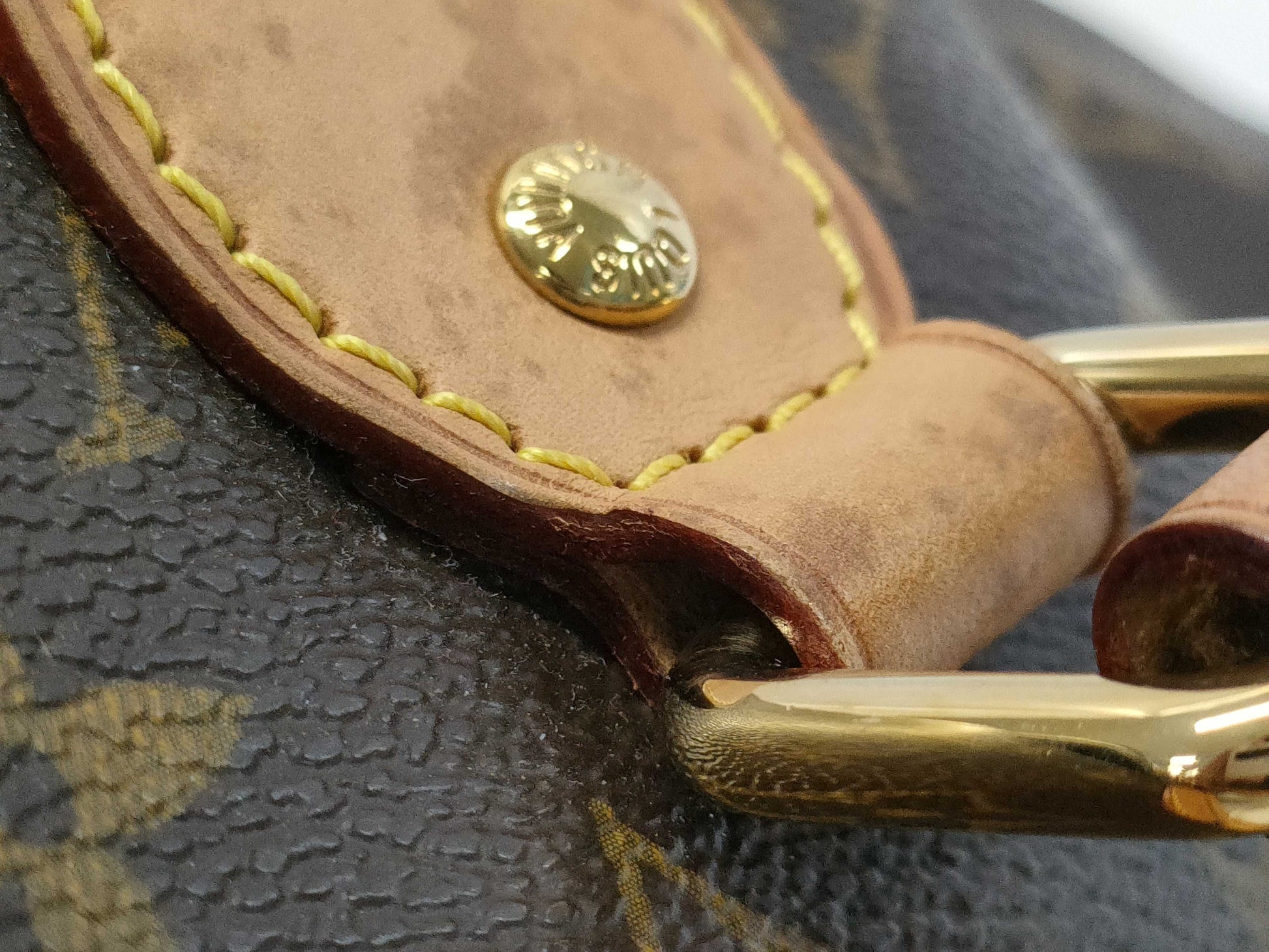 LOUIS VUITTON Palermo PM M40145 SR4122 Brown Handbag