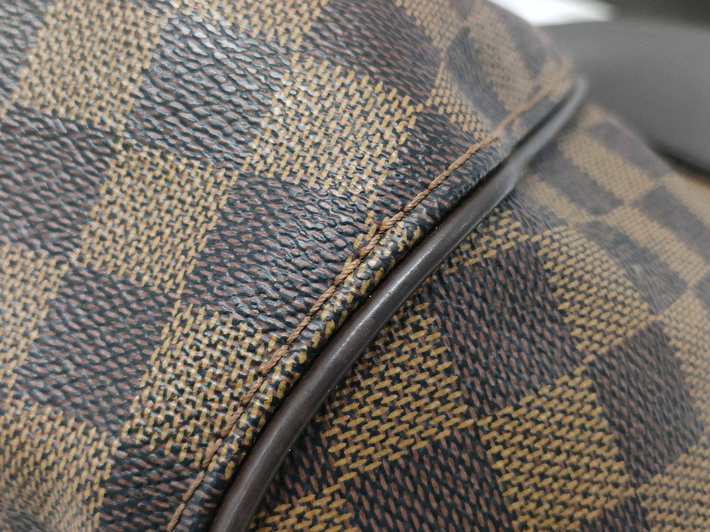 LOUIS VUITTON LOUISVUITTON N41541 VI2029 Damier Ebene Sistine MM Tote Bag