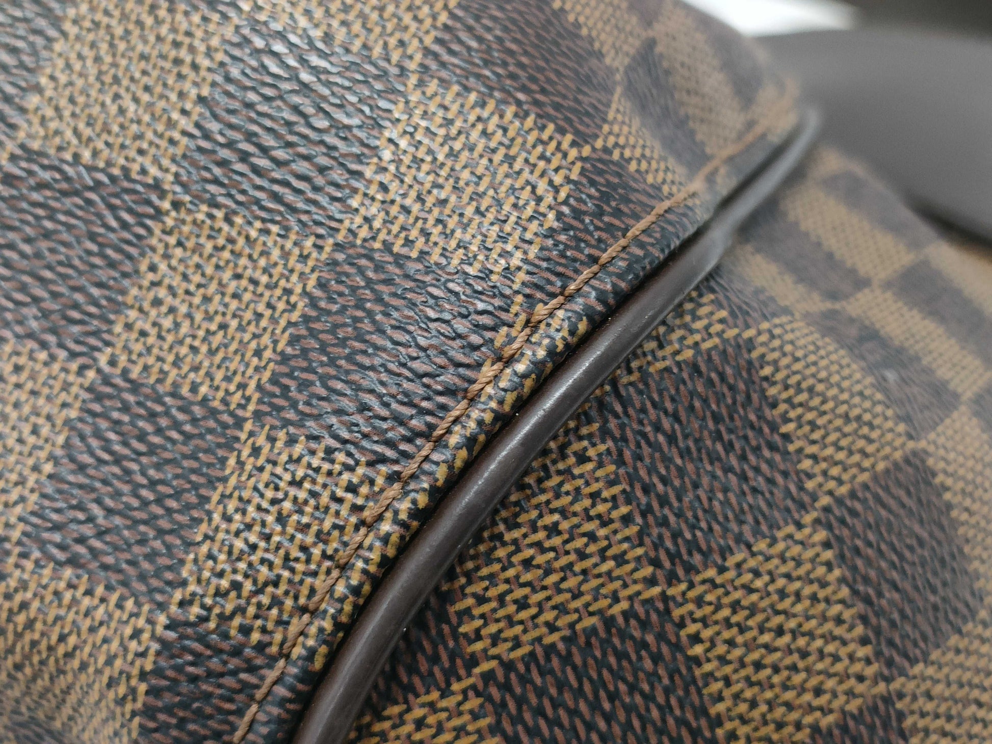 LOUIS VUITTON LOUISVUITTON N41541 VI2029 Damier Ebene Sistine MM Tote Bag