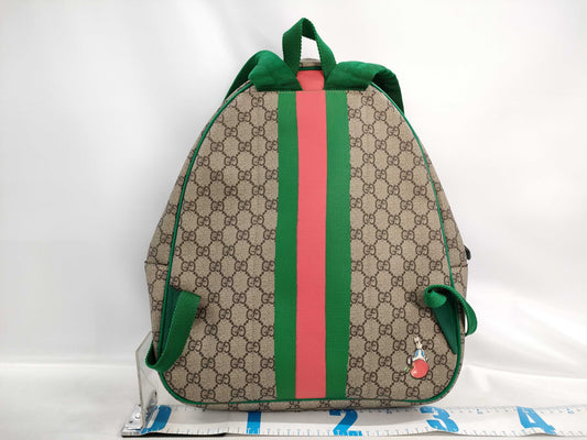 GUCCI Peter Rabbit Collaboration GG Supreme Backpack 433578 Dust Bag Backpack