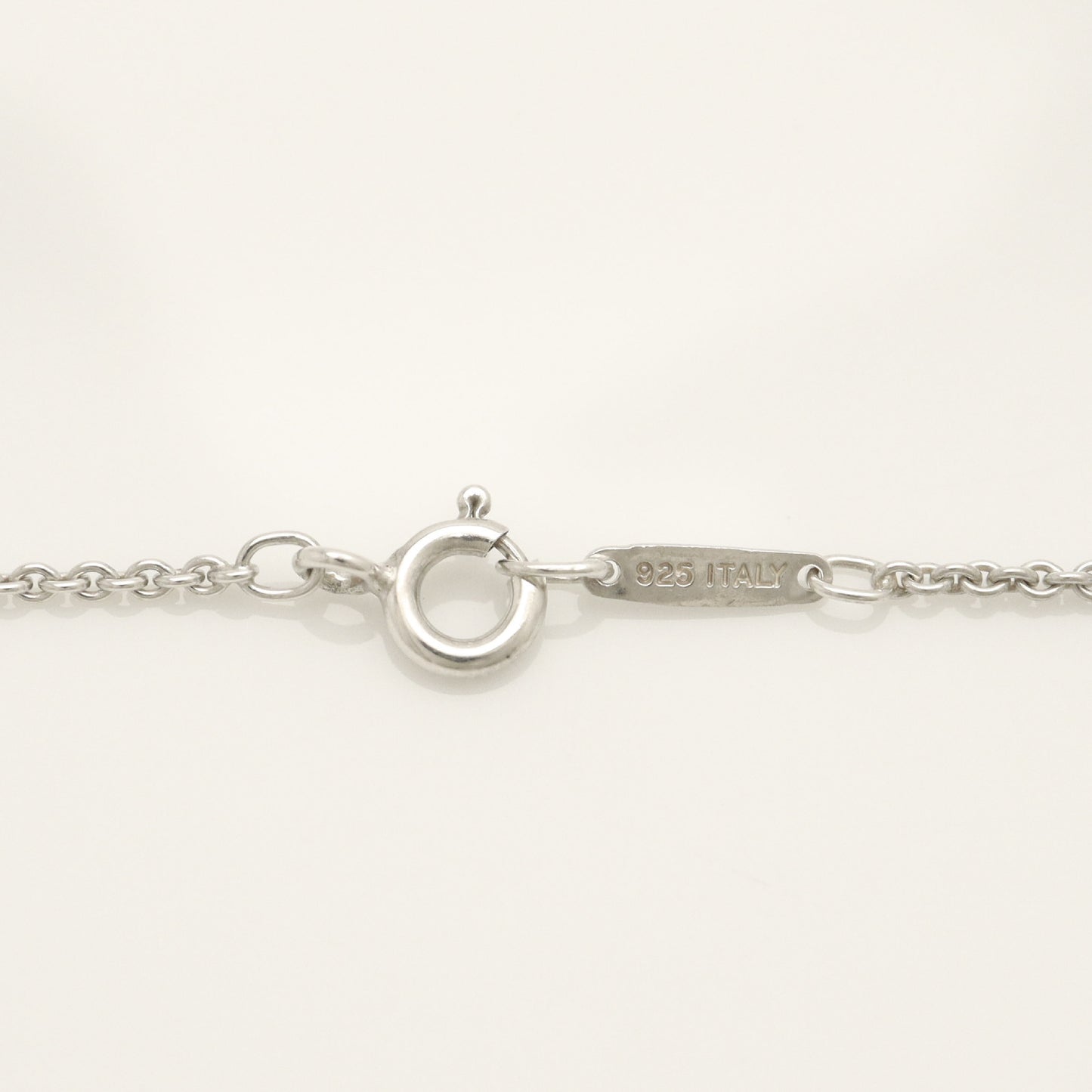Tiffany & Co. 1837 Round Circle Necklace in Sterling Silver - Weight: 7.89g