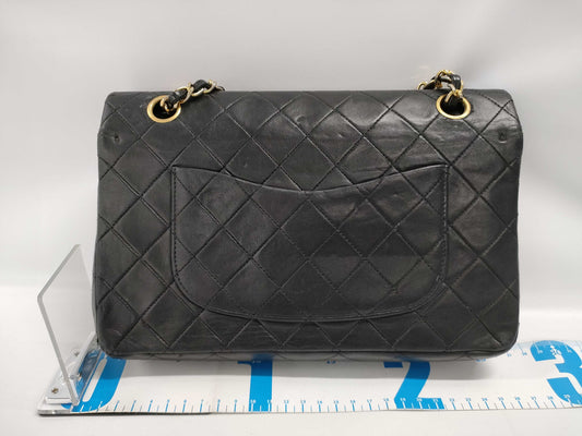 CHANEL Matelasse Double Flap Shoulder Bag with Sticker and Card