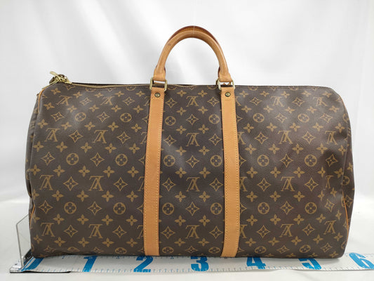 LOUIS VUITTON Keepall 55 Bandouliere Boston Bag