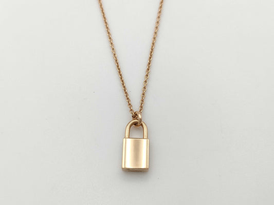 HERMES Kelly Cadena Diamond Necklace in PG and Au750, 9.7g