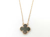 Van Cleef&Arpels Vintage Alhambra Grey Mother-of-Pearl PG Au750 5.3g Necklace