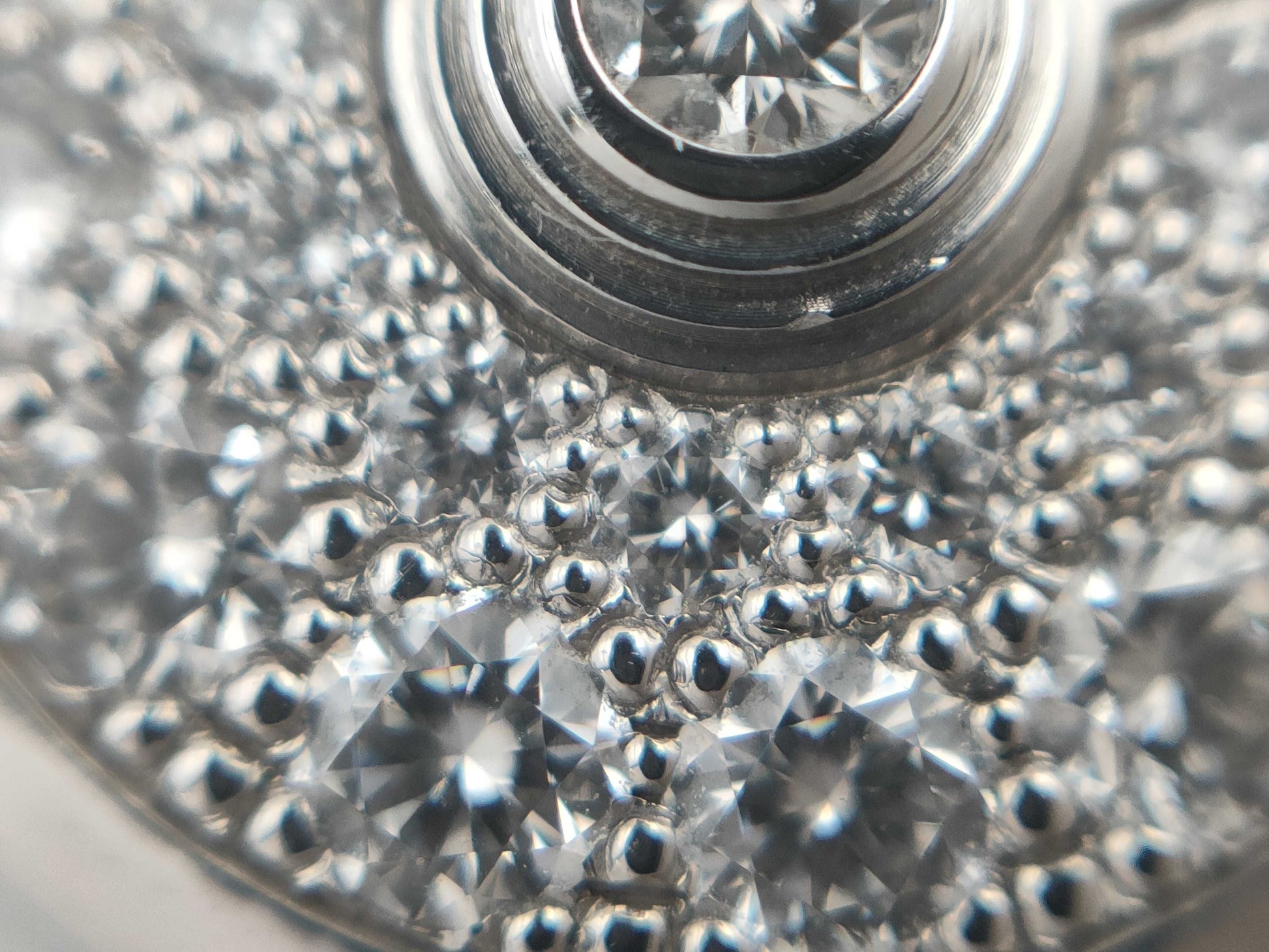 Cartier Amulet Diamond WG Au750 4.8g Necklace
