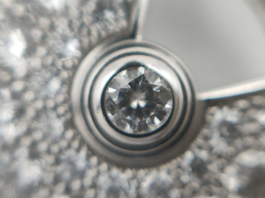 Cartier Amulet Diamond WG Au750 4.8g Necklace