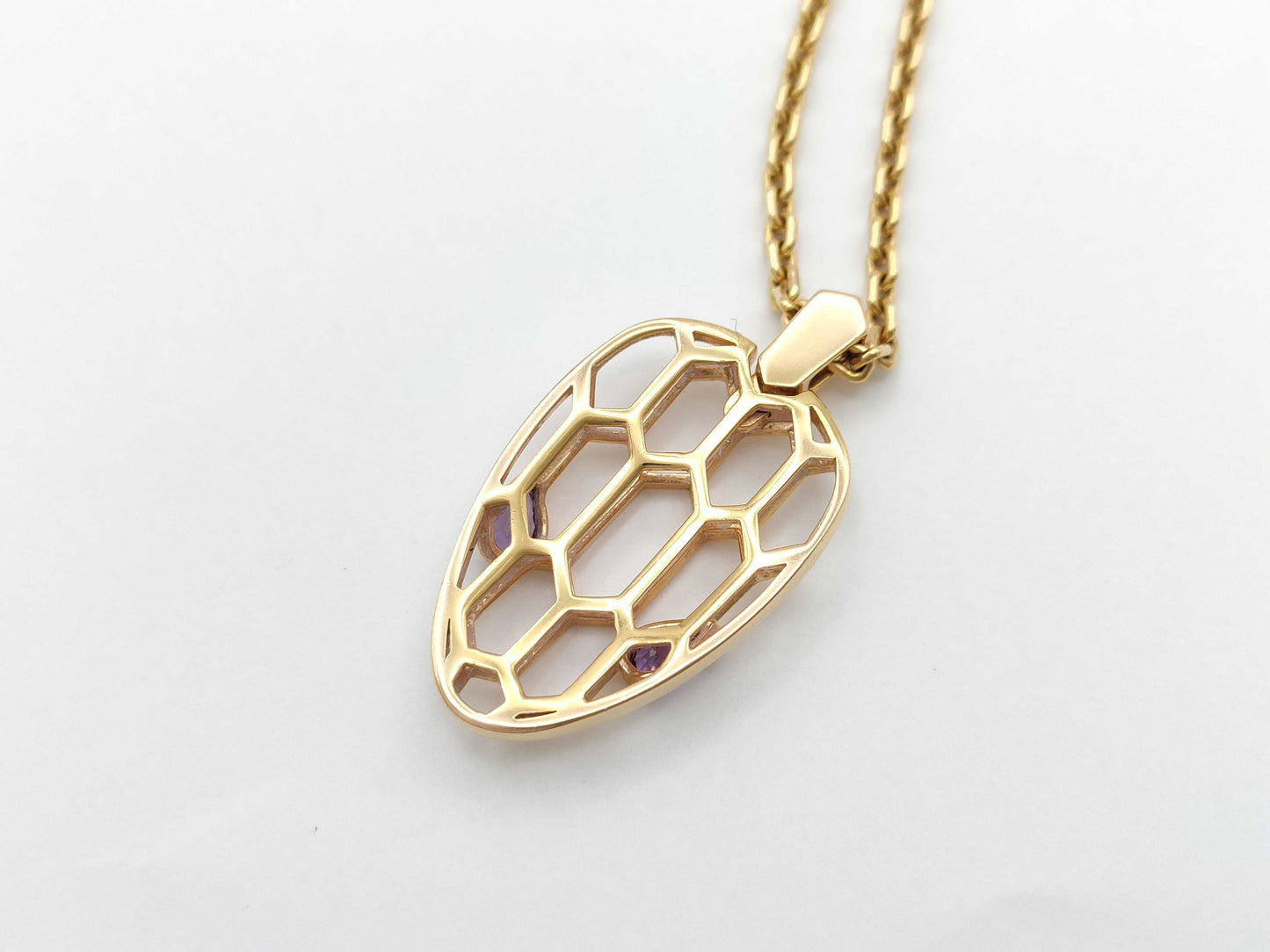 BVLGARI Serpenti Colored Stone YG Au750 11.0g Necklace