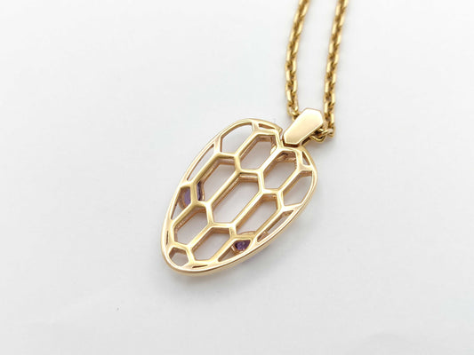 BVLGARI Serpenti Colored Stone YG Au750 11.0g Necklace