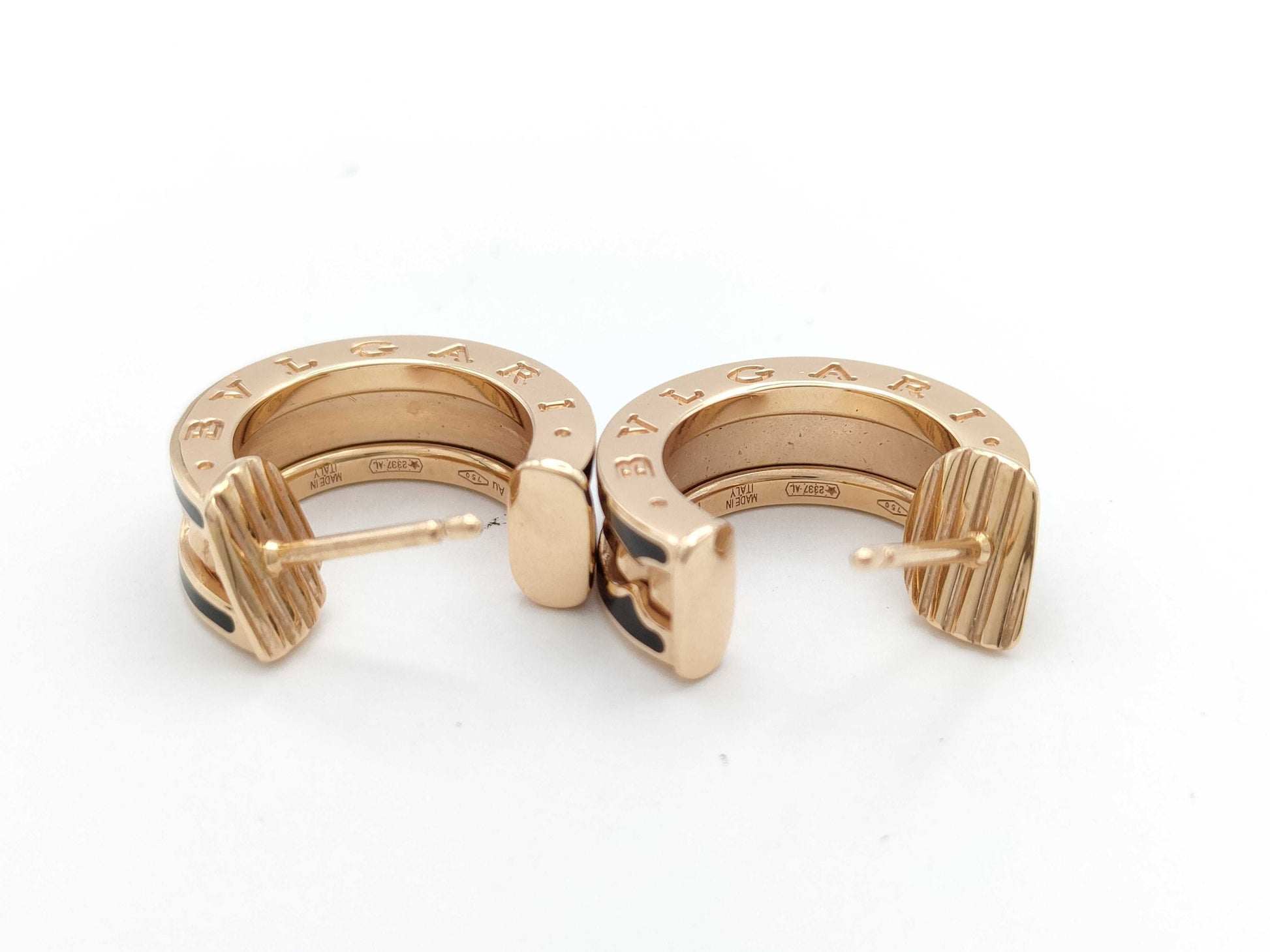 BVLGARI Bezero One Rock Black Sera PG 9.3g Earrings