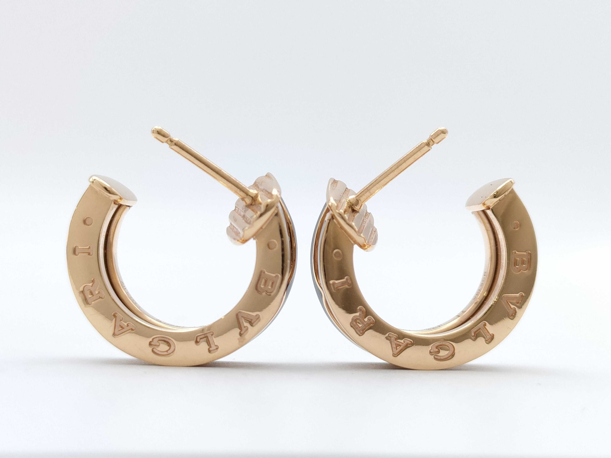 BVLGARI Bezero One Rock Black Sera PG 9.3g Earrings