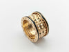 BVLGARI Bezero One Lock #52 Black Sera PG Au750 13.0g Ring