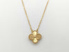 Van Cleef&Arpels Vintage Alhambra Guilloche YG Au750 6.9g Necklace