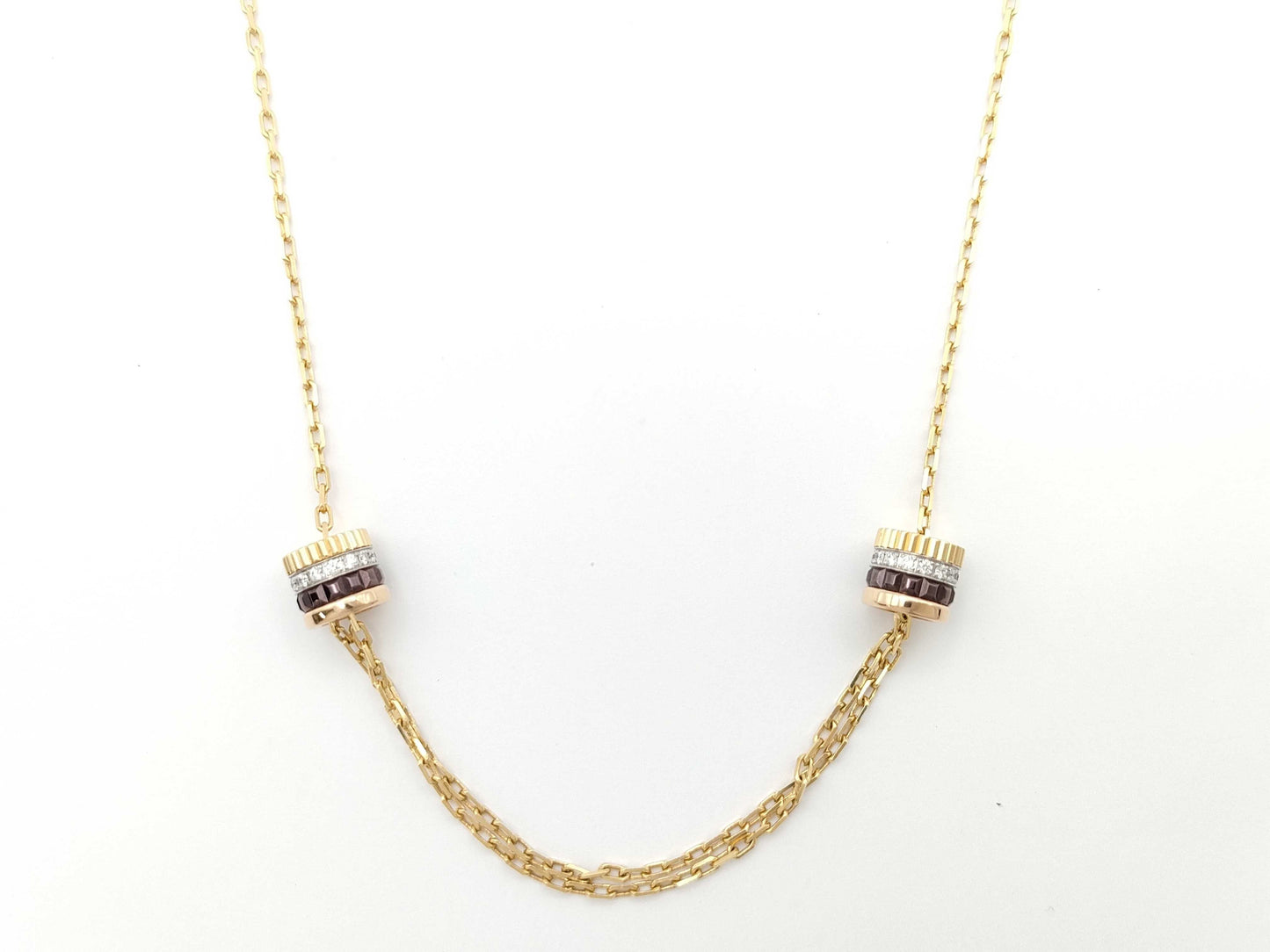 BOUCHERON Cattle Diamond Au750 10.2g Necklace