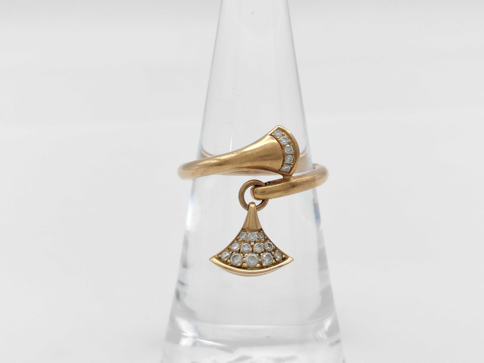 BVLGARI Diva Dream Diamond PG Au750 4.7g Ring