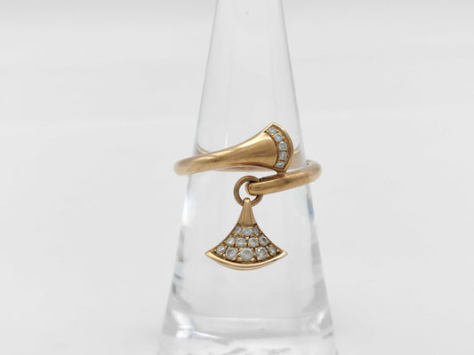 BVLGARI Diva Dream Diamond PG Au750 4.7g Ring