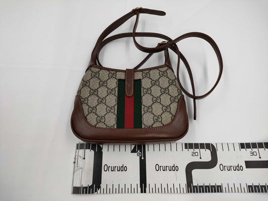 GUCCI Jackie GG Supreme Mini Shoulder Bag