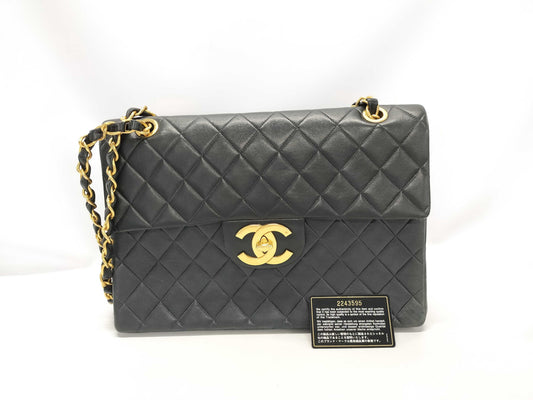 CHANEL Deca Matelasse 34 Lambskin Shoulder Bag