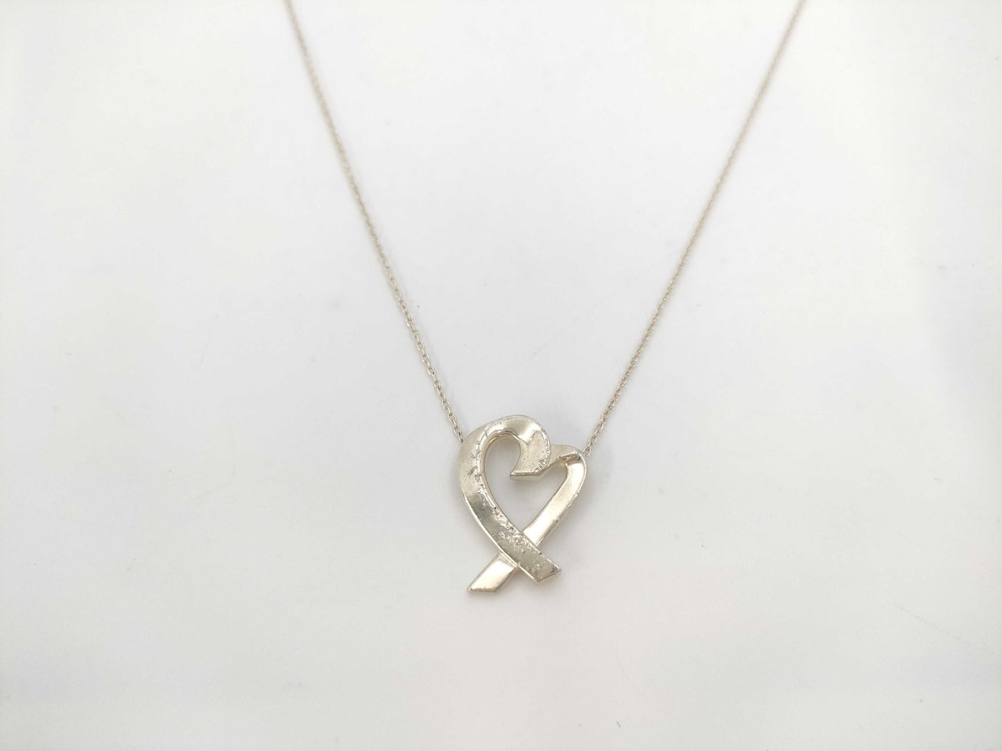 Tiffany&Co. Tiffany Rubbing Heart Necklace Necklace