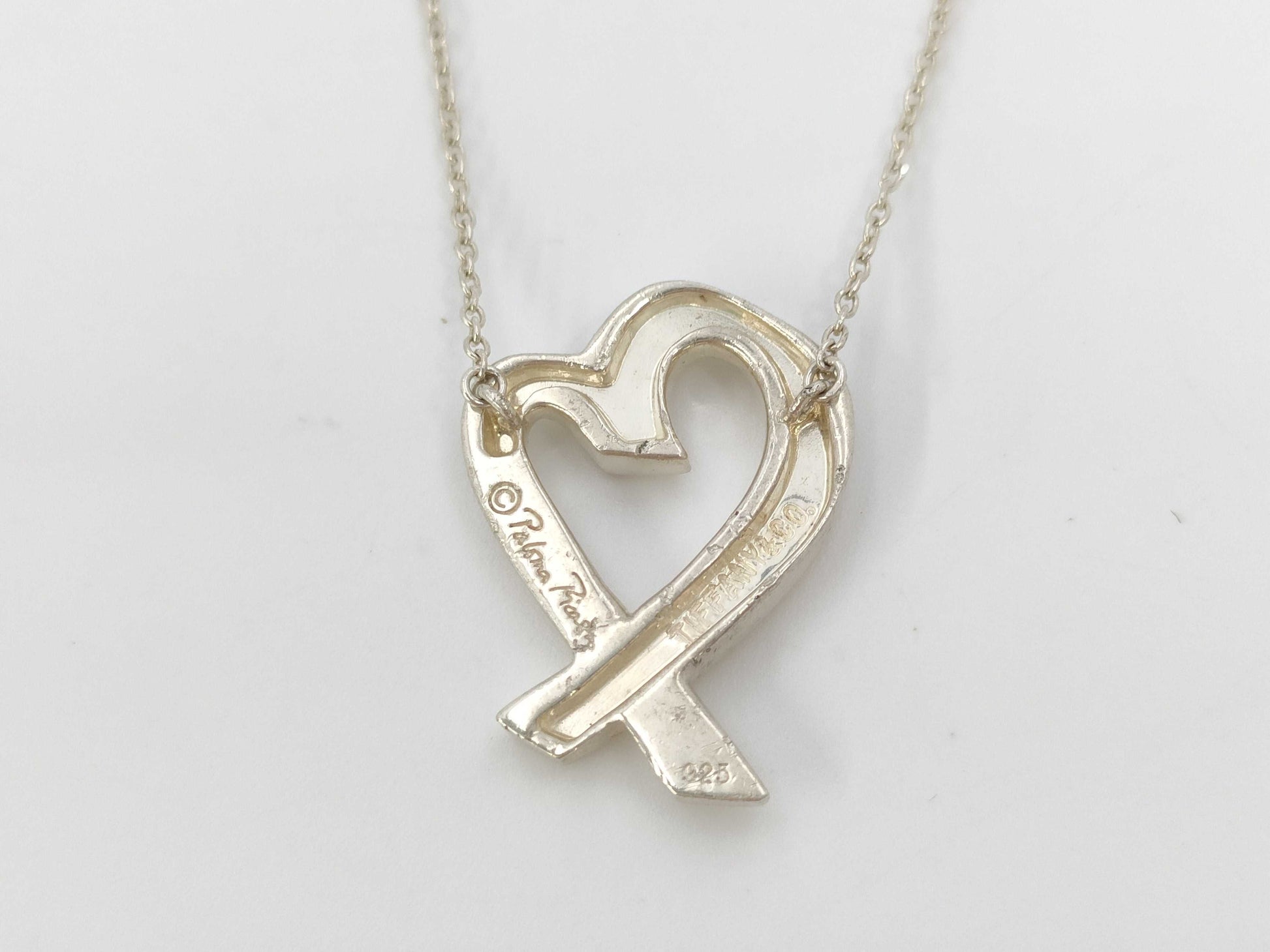 Tiffany&Co. Tiffany Rubbing Heart Necklace Necklace