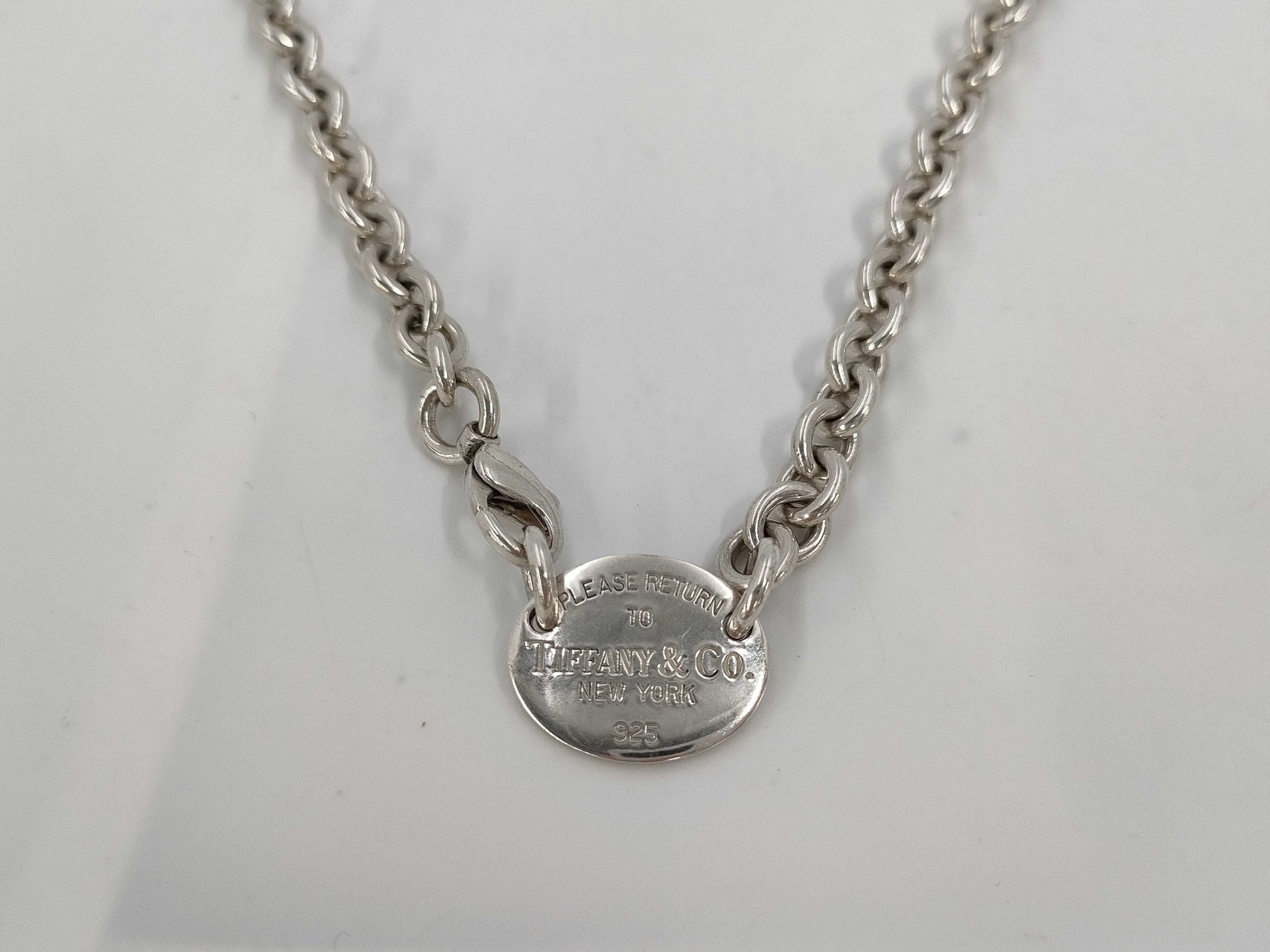 Tiffany&Co. Tiffany Return to Choker Ag925 52.3g Necklace