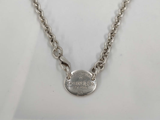 Tiffany&Co. Tiffany Return to Choker Ag925 52.3g Necklace