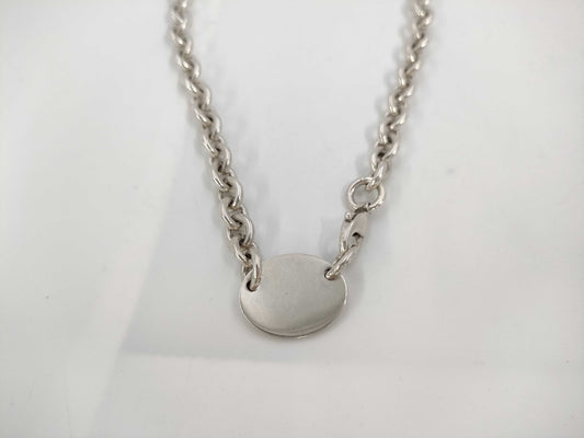 Tiffany&Co. Tiffany Return to Choker Ag925 52.3g Necklace