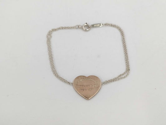 Tiffany&Co. Tiffany Return to Heart Bracelet AG925x Metal 3.1g Bracelet Bangle