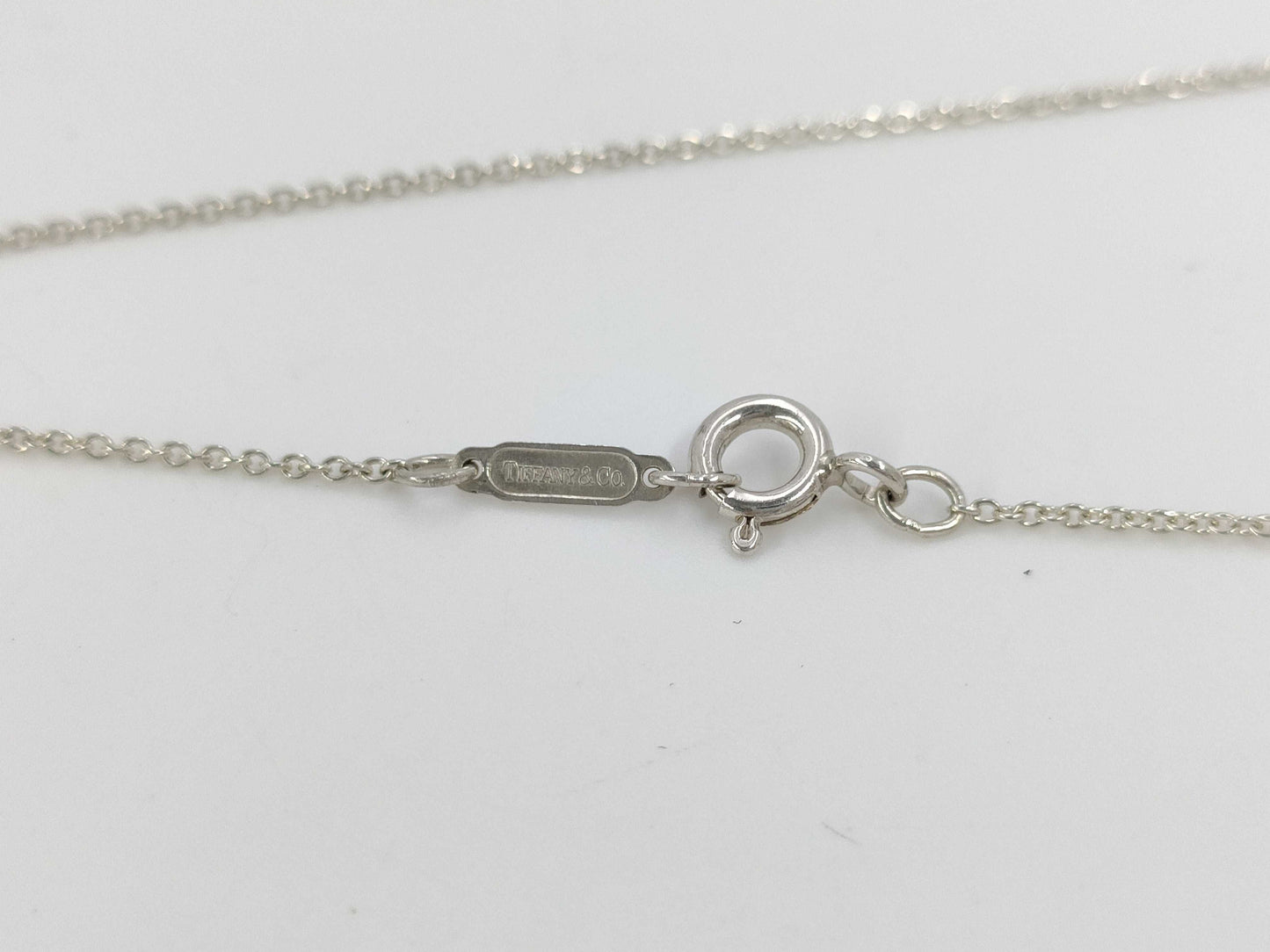Tiffany&Co. Tiffany Ribbon Necklace Ag925 2.9g Necklace