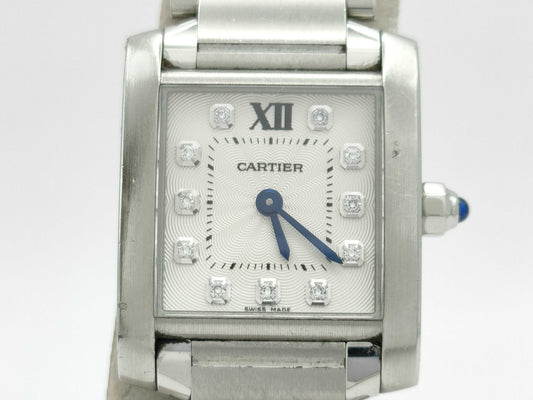 Cartier Tank Francaise SM WE110006 3217 343571CX Quartz Women's Watch