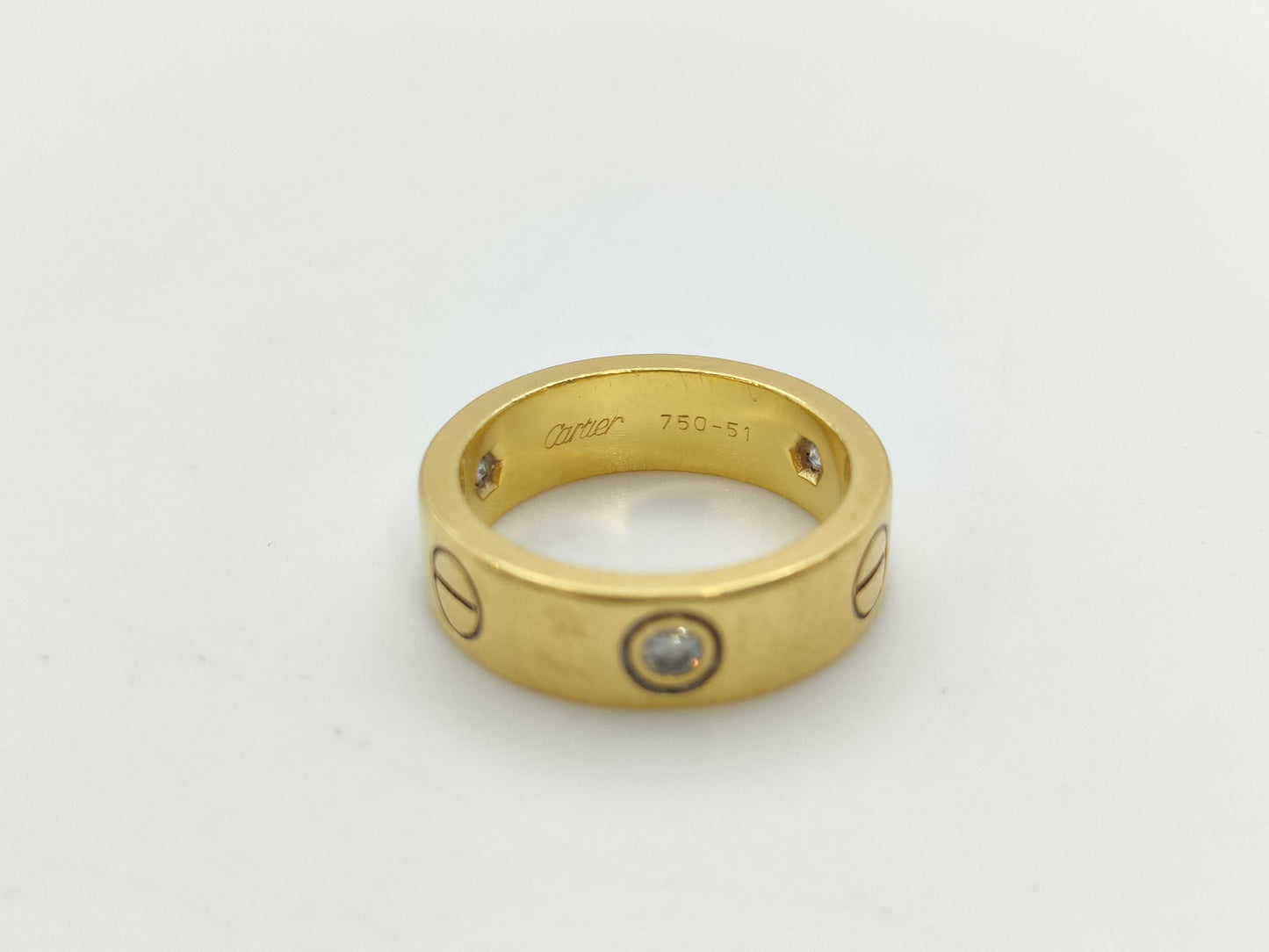 Cartier Love #51 3PD YG 750 8.2g Ring