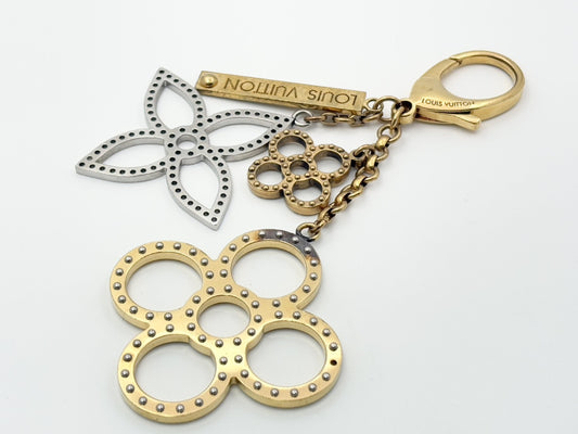 LOUIS VUITTON Vuitton M65090 Bijousac Tappage Charm Keyring CK0130 Keycase Keychain