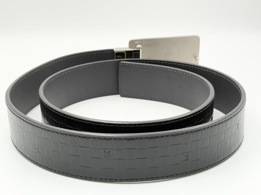 LOUIS VUITTON M6820 Santur Enventour Belt 90/36 Black CA4190 Damier Infini Belt
