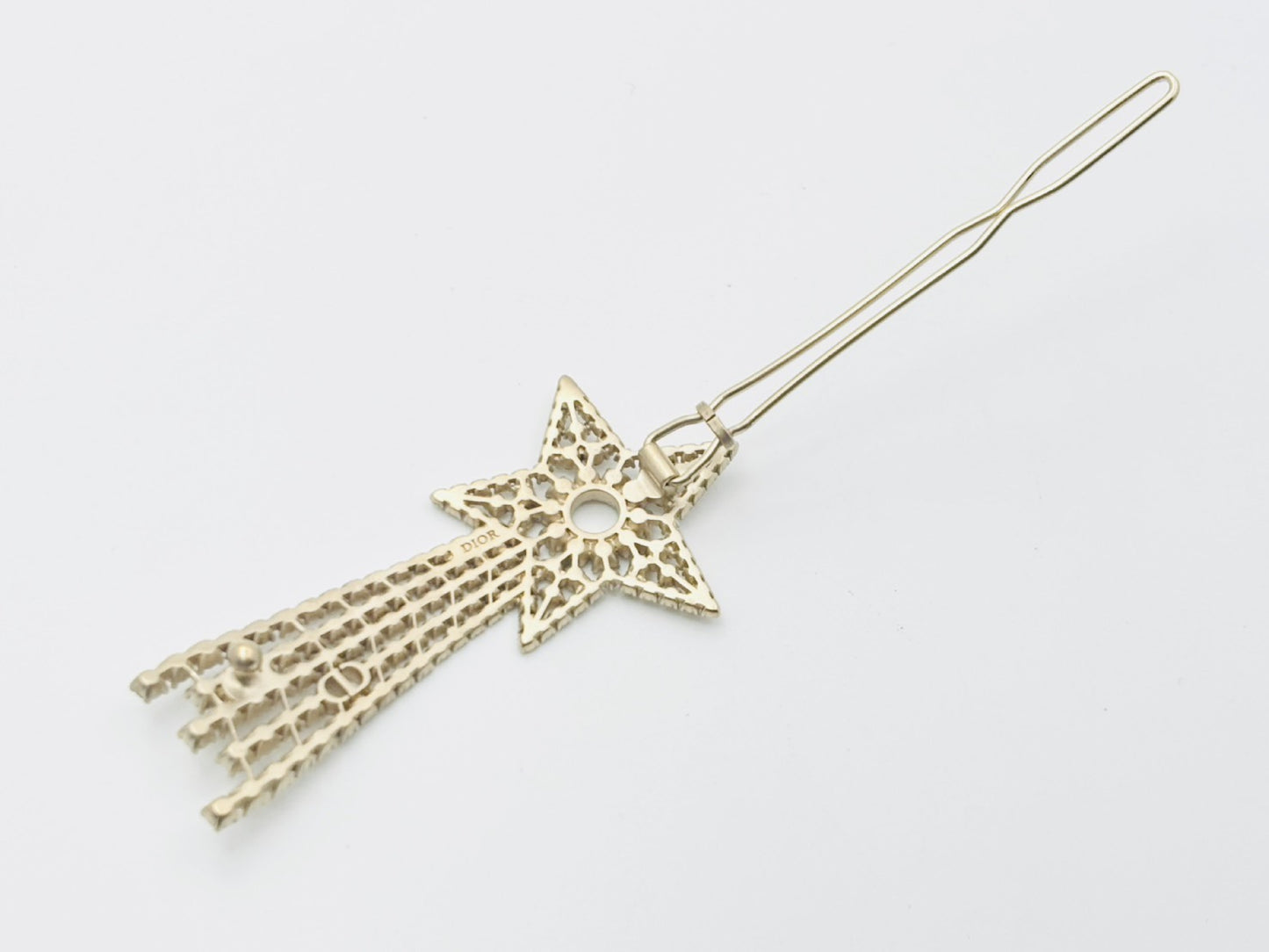 Dior CD Logo Nidht Herbarium Shooting Star Shooting Star Rhinestone Valletta Hairpin Hair Clip Ball Pin Hair Accessories