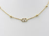 Dior Petit CD Petit CD Logo Ball Gold Necklace
