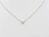 Tiffany&Co. by the Yard 1PD Diamond Necklace Ag925 1.4g Silver Necklace