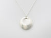 Tiffany&Co. Round Plate Elsa Peretti 925 13g Silver Necklace