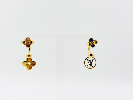 LOUIS VUITTON Vuitton M64859 Bookle Dreille Blooming Earrings