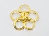 CHANEL Coco Mark Flower 96P Large Swing Brooch
