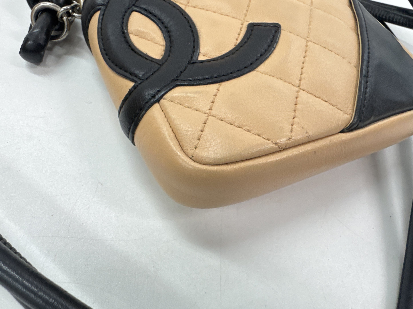 CHANEL Cambon Line Leather Shoulder Bag