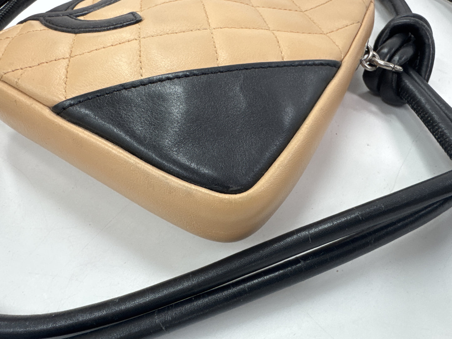 CHANEL Cambon Line Leather Shoulder Bag