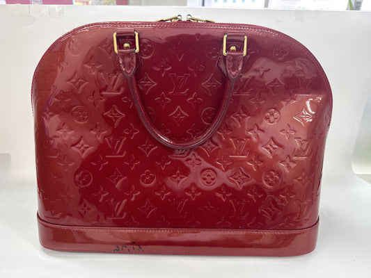 LOUIS VUITTON Alma GM Vernis Handbag