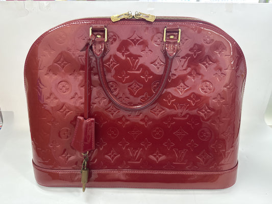 LOUIS VUITTON Alma GM Vernis Handbag