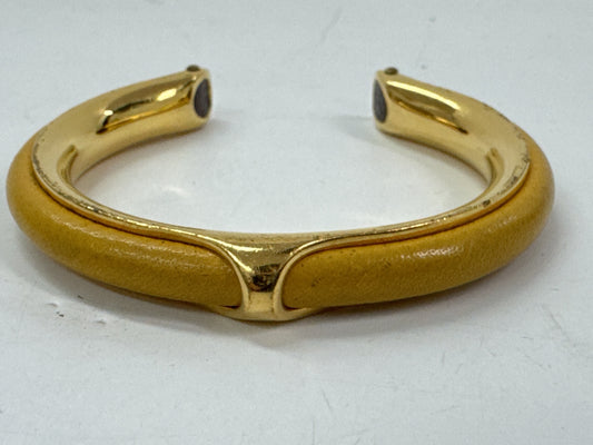 HERMES Gold Neck circumference approx. 16cm Bracelet bangle