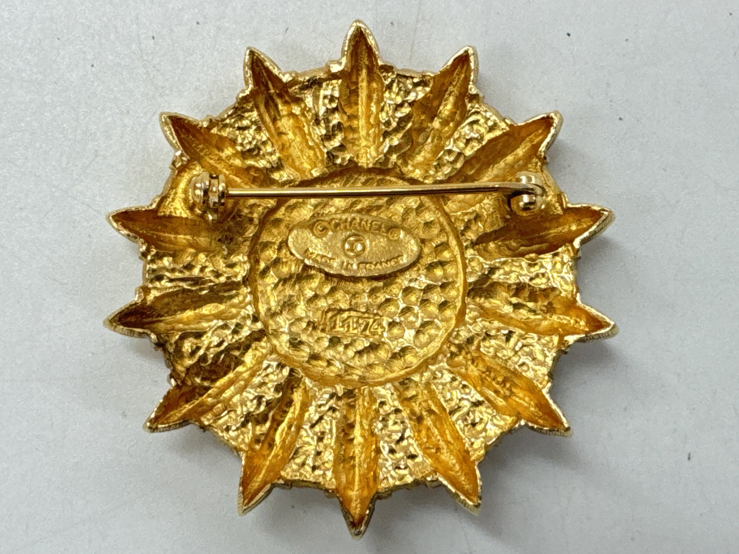 CHANEL Solar Motif Rice Brooch