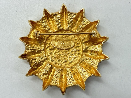 CHANEL Solar Motif Rice Brooch