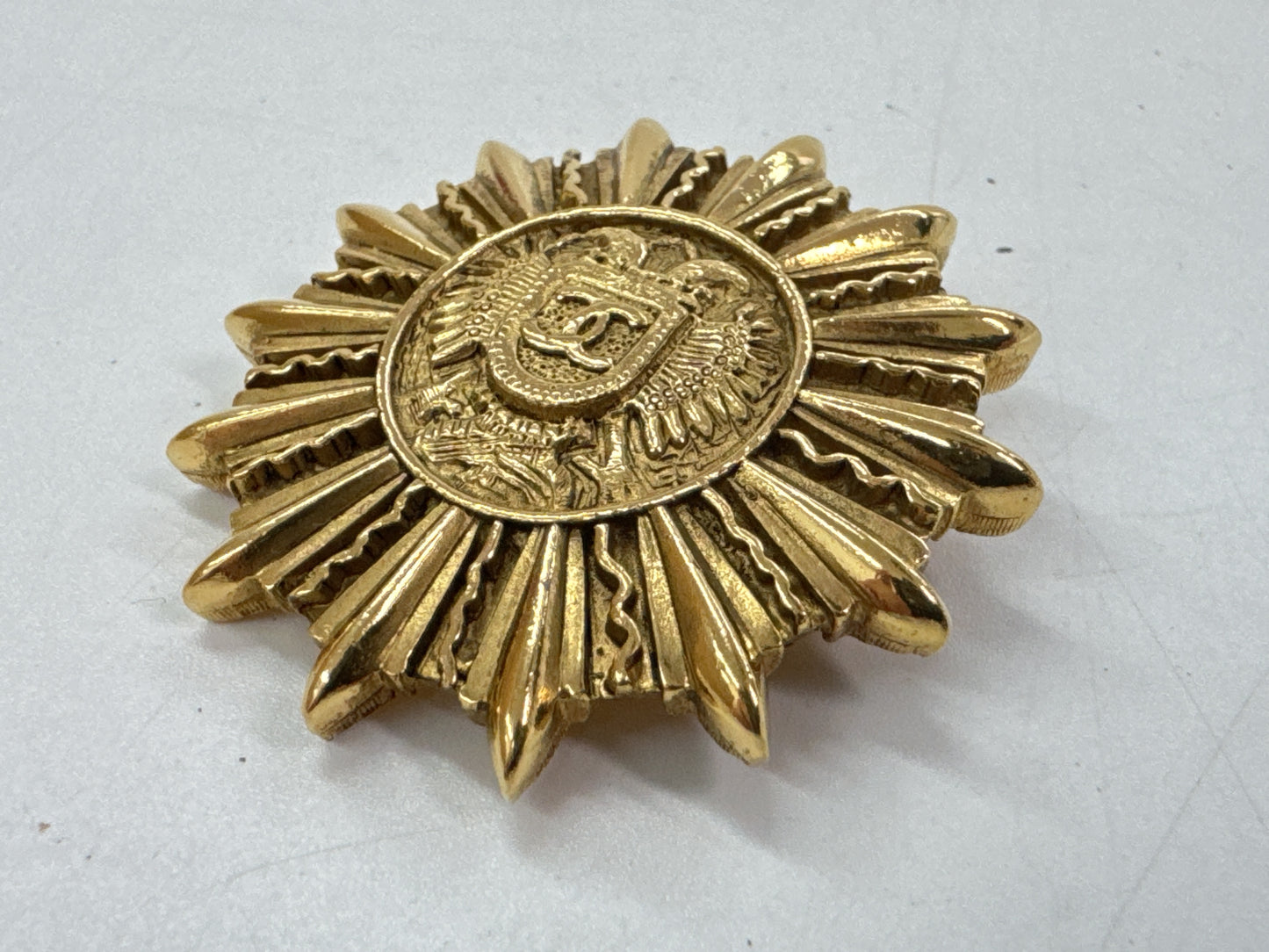 CHANEL Solar Motif Rice Brooch