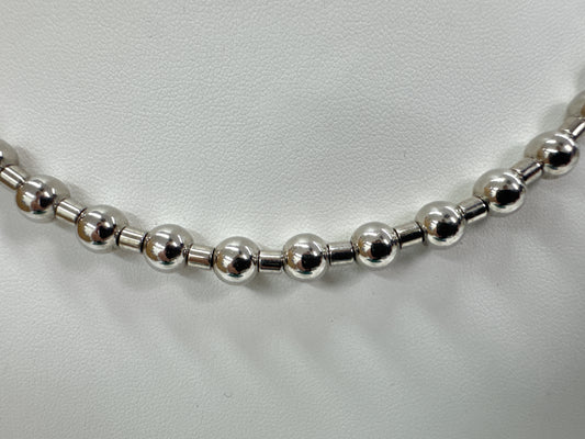 LOUIS VUITTON Collier Escaper Ball Chain Silver Necklace